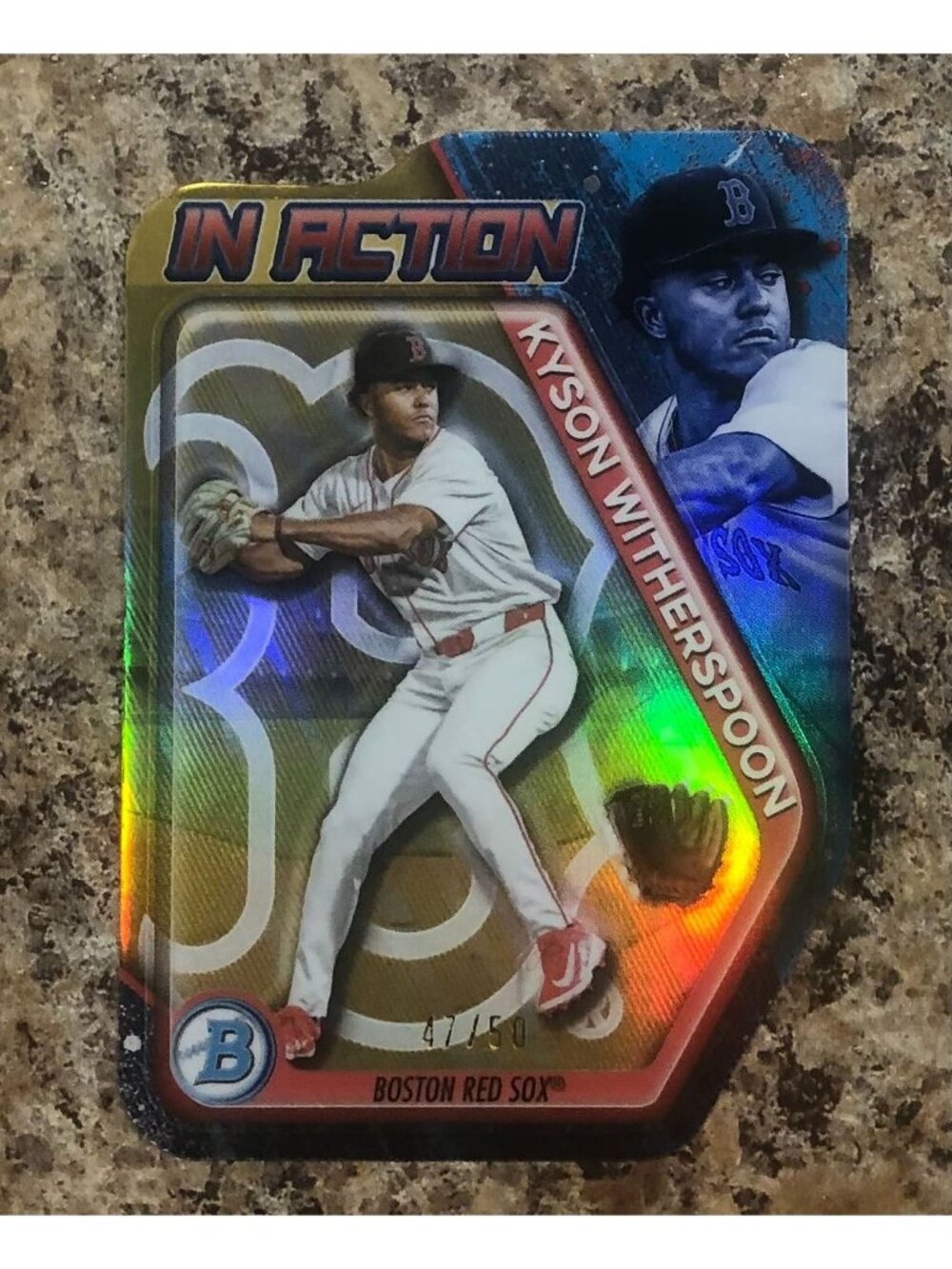 2025 Bowman Chrome Kyson Witherspoon #BIA-7 Gold Refractor 47/50